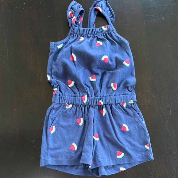 GAP Other - GAP Blue and Red Jumpsuit with Elastic Waist